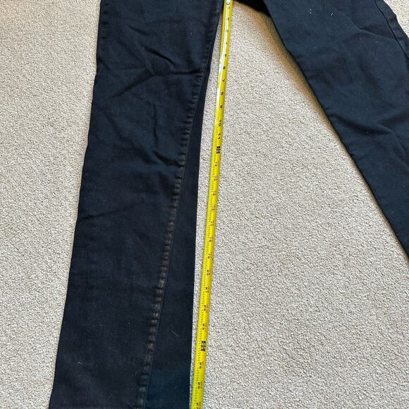 Lauren Jeans Co by Ralph Lauren Jeans Women's Size 10 Black with Gold Dust - Picture 7 of 11